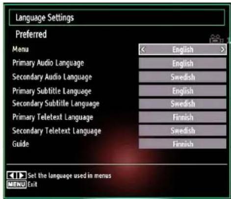 SCHAUB LORENZ 32LT32 - Language Settings - 1