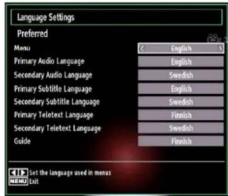 SCHAUB LORENZ 32LT31 - Language Settings - 1