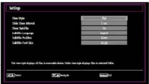 SCHAUB LORENZ 32LT31 - Media Browser Settings - 1