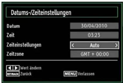SCHAUB LORENZ 32LT31 - Einstellen von Datum und Uhrzeit - 1