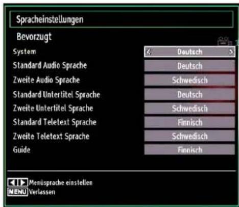 SCHAUB LORENZ 32LT31 - Spracheinstellungen - 1