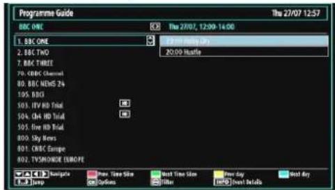 SCHAUB LORENZ 32LT31 - Viewing Electronic Programme Guide (EPG) - 3