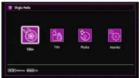 SCHAUB LORENZ 32LT30 - Riproduzione di fi le multimediali servendosi del browser multimediae - 1