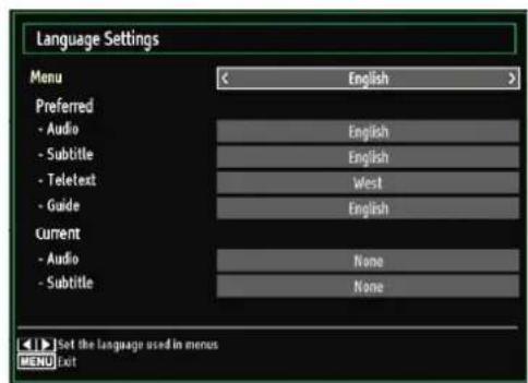 SCHAUB LORENZ 26LT30 - Configuring Language Preferences - 1