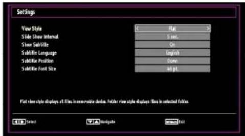 SCHAUB LORENZ 26LT30 - Media Browser Settings - 1