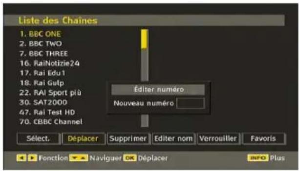 MANHATTAN MT2211DVX12 - Déplacement des chaînes dans la liste de chaînes - 1