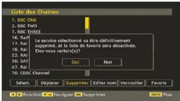 MANHATTAN MT2211DVX12 - Suppression des chaînes dans la liste de chaînes - 1