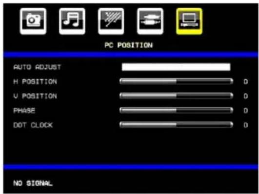 MANHATTAN MT2211DVX12 - PC-VGA Position Menu - 1