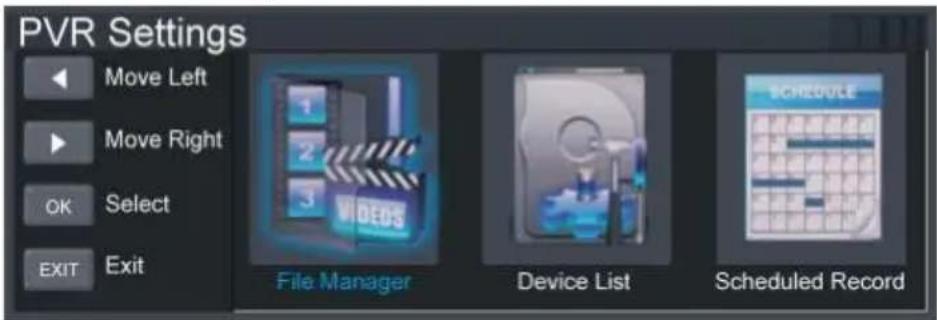 TOKAI TTE24D1814K - PVR Settings - 1