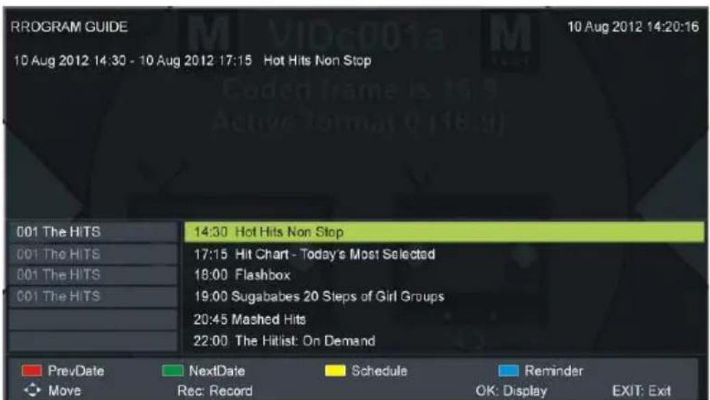 TOKAI TTE24D1814K - GUIDE TV (Pour le mode TNT uniquement) - 1