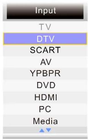 Sunstech TLEXI1663HD - Select Input Source - 1