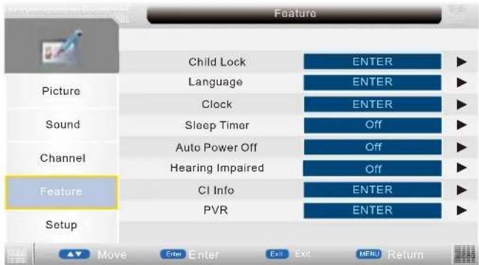 Sunstech TLEXI1663HD - Menu de sistemas - 1