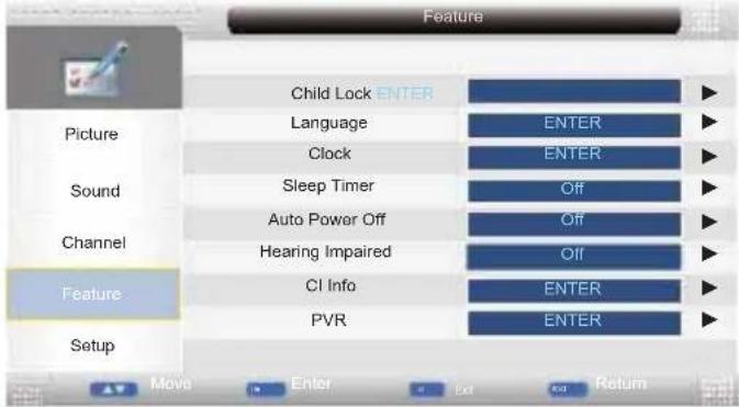 Sunstech TLEXI1663HD - Menu de Funcao - 1
