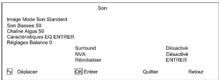 Sunstech TLEXI1663HD - Menu Son - 1