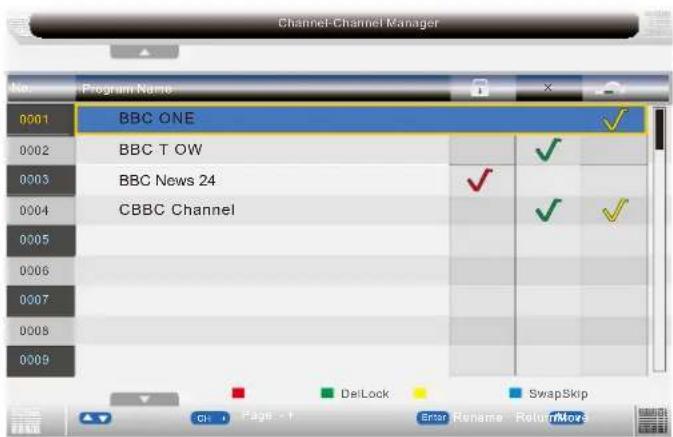 Sunstech TLEXI1663HD - Menu Canales - 3