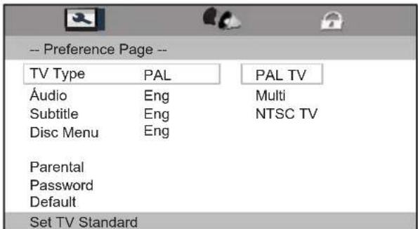 Sunstech TLEXI1663HD - Preferências - 1