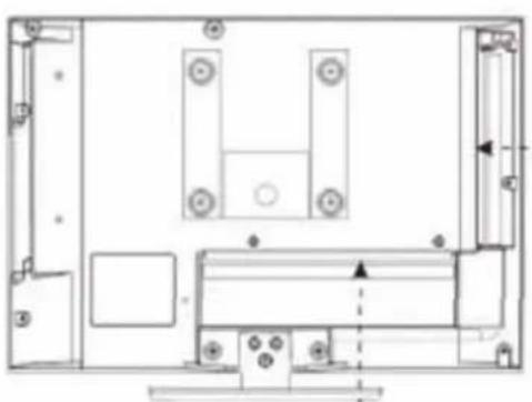 Sunstech TLEXI1663HD - CONNEXIONS A L'AVANT ET A L'ARRIERE DU POSTE TV LED - 3