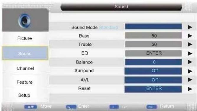 Sunstech TLEXI1663HD - Menu Som - 1