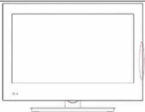 Sunstech TLEXI1663HD - CONNEXIONS A L'AVANT ET A L'ARRIERE DU POSTE TV LED - 1