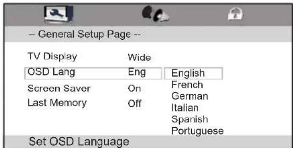 Sunstech TLEXI1663HD - Lingua OSD - 1