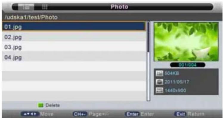 Sunstech TLEXI1663HD - Photo Menu - 2