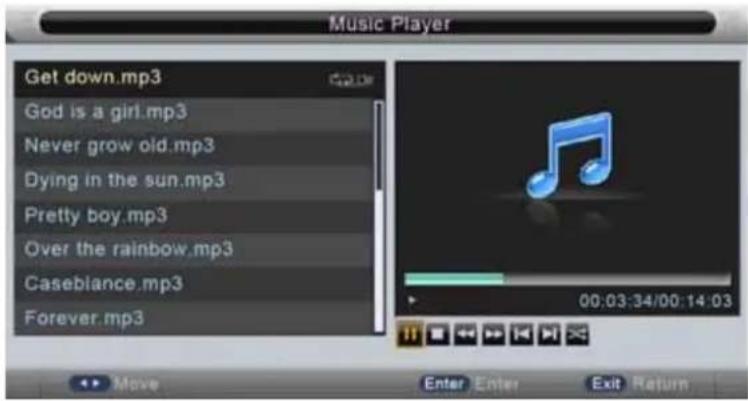 Sunstech TLEXI1663HD - Music Menu - 3