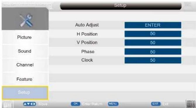 Sunstech TLEXI1663HD - Setup Menu - 2
