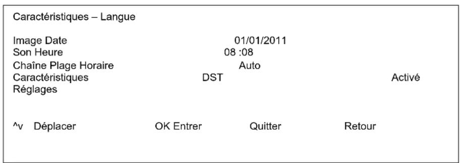 Sunstech TLEXI1663HD - Menu Caracteristiques - 2