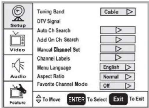 Dynex DXLCD32 - Pour configurer la liste des canaux automatiquement : - 1