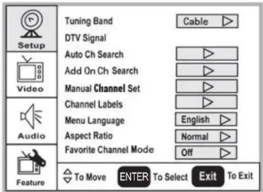 Dynex DXLCD32 - To automatically set up the channel list: - 1