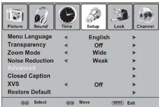 Dynex DXLCD3209 - Pour rétablier les paramètres par défaut : - 1