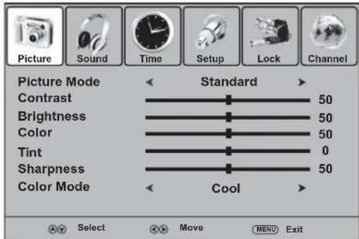 Dynex DXLCD3209 - Menu deImagen (Picture) - 1