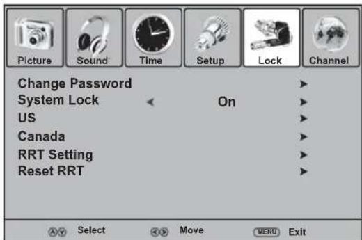 Dynex DXLCD3209 - Pour activer ou désactiver le contrôle parental : - 2