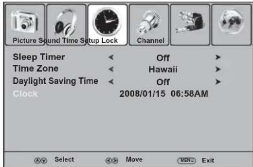 Dynex DXLCD3209 - To set the sleep timer: - 1