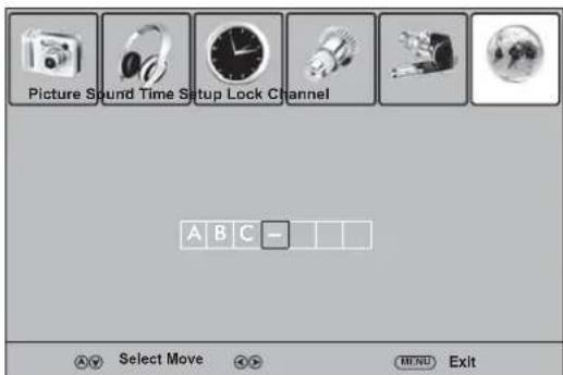 Dynex DXLCD3209 - Press  or  to select Channel Label. - 2