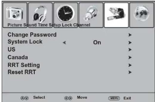Dynex DXLCD3209 - To set the password: - 2