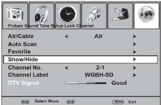 Dynex DXLCD3209 - Deleting memorized channels - 2