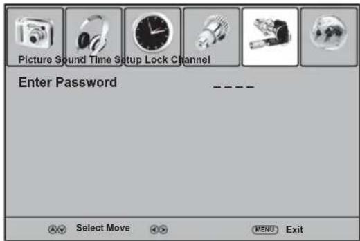 Dynex DXLCD3209 - Para configurar la contraseña: - 1