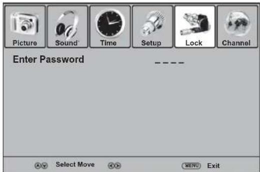 Dynex DXLCD3209 - Pour activer ou désactiver le contrôle parental : - 1