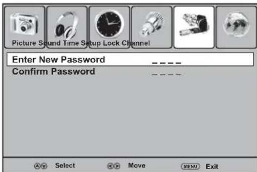 Dynex DXLCD3209 - Para configurar la contraseña: - 3