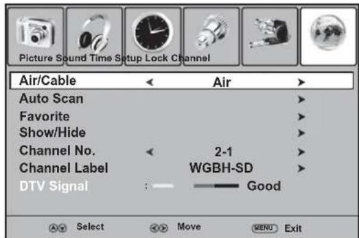 Dynex DXLCD3209 - Memorizing for channels - 3