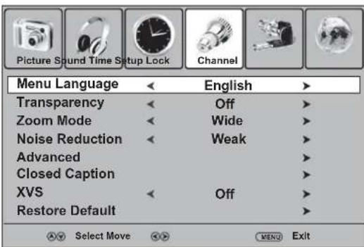 Dynex DXLCD3209 - To select the on-screen menu language: - 2