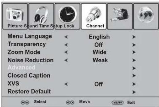 Dynex DXLCD3209 - To reduce video noise: - 1