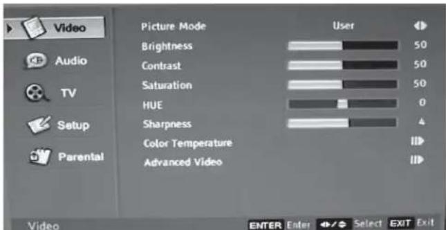 Dynex DXLCD19 - Para usar el OSD: - 1