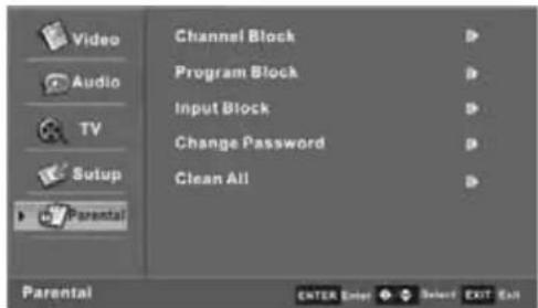 Dynex DXLCD19 - Parental menu - 1