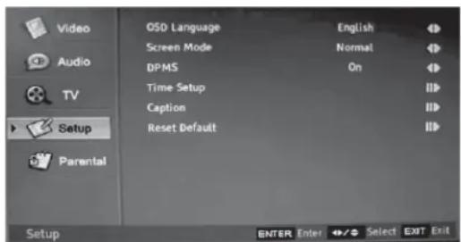 Dynex DXLCD19 - To set the time: - 1