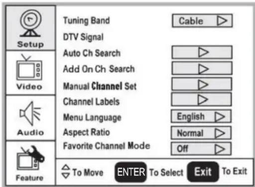 Dynex DLCD37 - Pour utiliser le menu d'écran : - 1