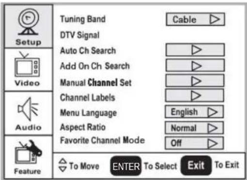 Dynex DLCD37 - Para usar el menu de pantalla: - 1