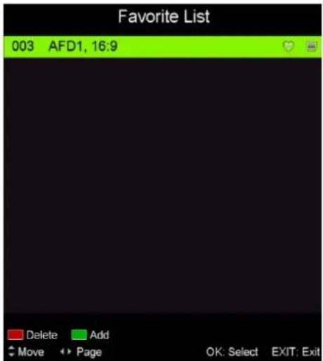 i-Joy LED 32 - Favorite List - 1