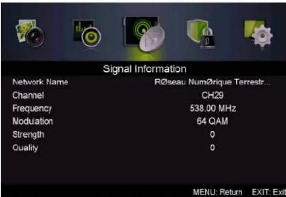 i-Joy LED 32 - Signal information (only use in DTV) - 1